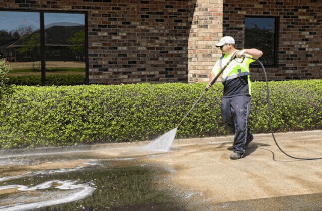 commercial concrete cleaning in akron